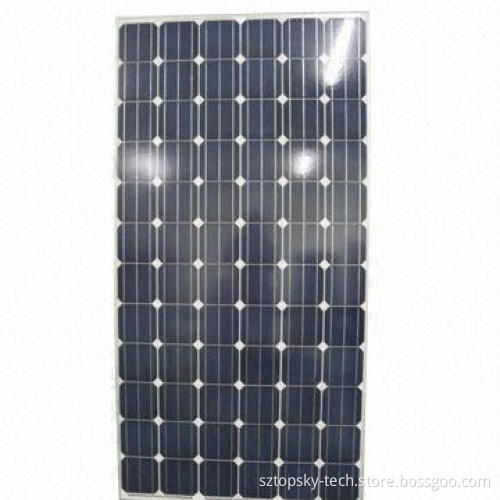 MSP mono-crystalline solar panels, warranty 25 years